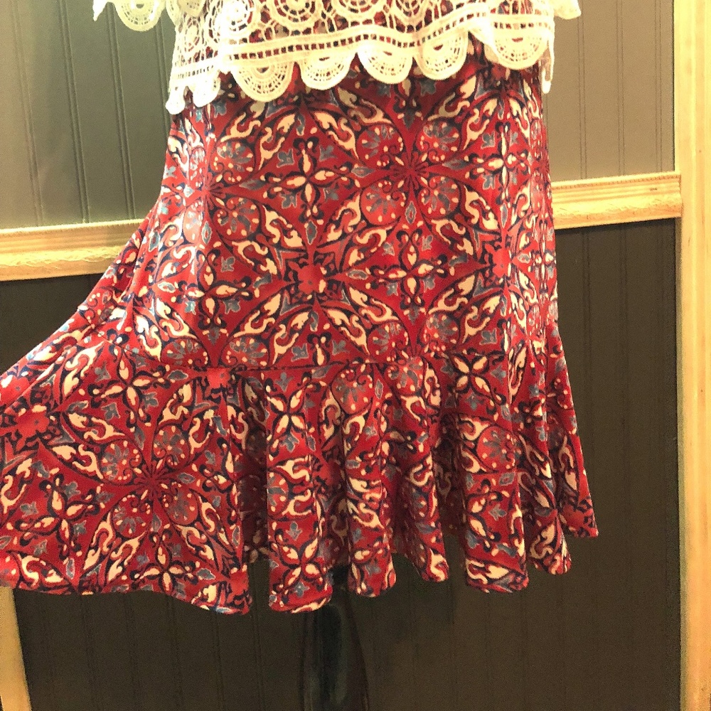 CHAPS. 🌺 Skirt; Absolutely adorable! Ruffles!